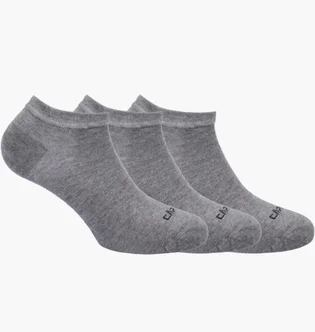 Шкарпетки жіночі CMP Bamboo Invisibile Sock Tripack Grey (3 пари) 3I81346-U804