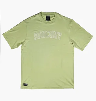 Футболка унисекс Saucony Recovery Short Sleeve Green SAU800050-BGS5