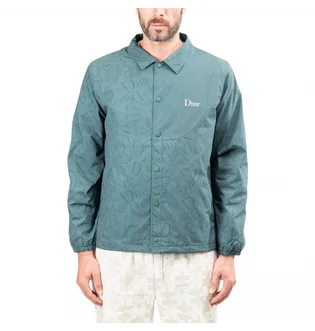 Рубашка унисекс Dime Allover Coach Jacket Turquoise DIMES7000DKGR