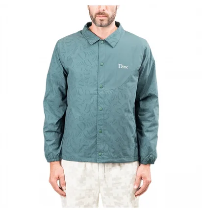 Рубашка унисекс Dime Allover Coach Jacket Turquoise DIMES7000DKGR