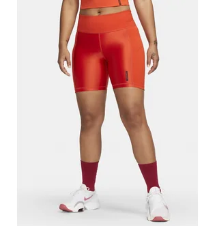 Шорты женские Nike Pro 18 Cm Orange DX0223-633