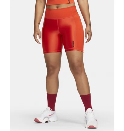 Шорты женские Nike Pro 18 Cm Orange DX0223-633