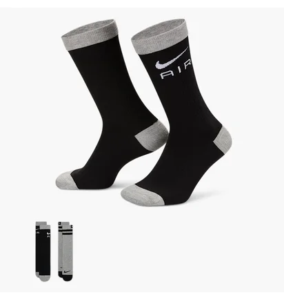 Носки Nike Everyday Essentials Black/Green (2 пары) FN3149-900