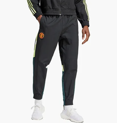 Штани чоловічі Adidas Manchester United Woven Tracksuit Bottoms Black IP9191