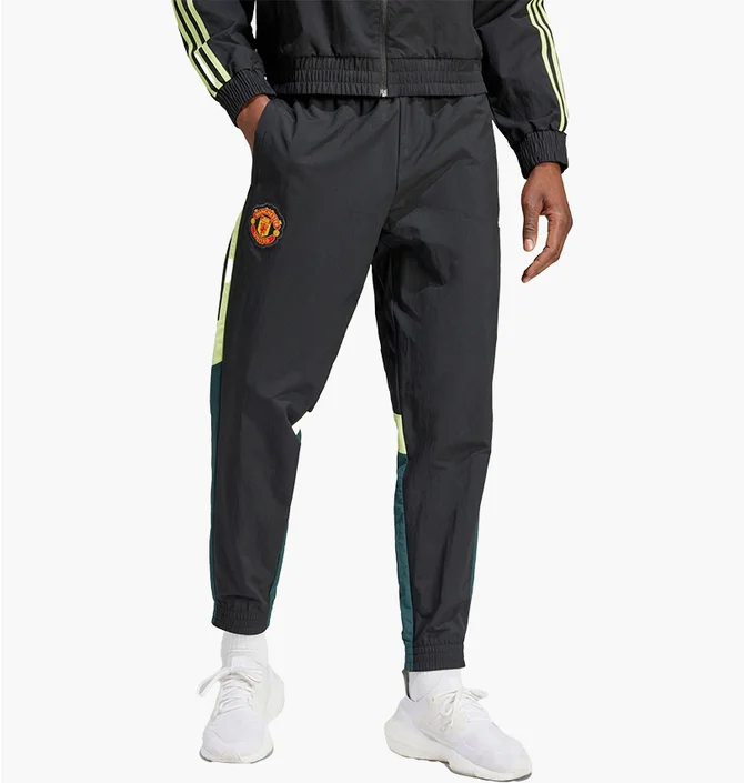 Штани чоловічі Adidas Manchester United Woven Tracksuit Bottoms Black IP9191