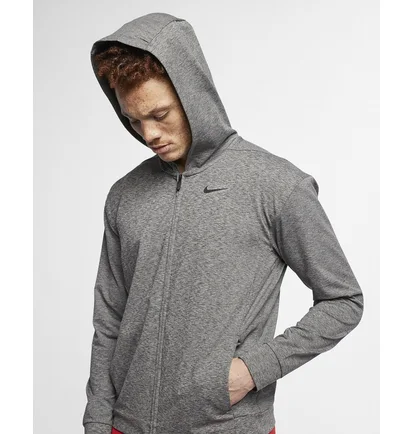 Толстовка мужская Nike M DRY HOODIE FZ HPRDRY LT Grey BQ2864-032