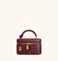 Сумка жіноча JW PEI Cleo Woven Texture Box Shape Top Handle Bag Bordo BB2025BG131450JWP