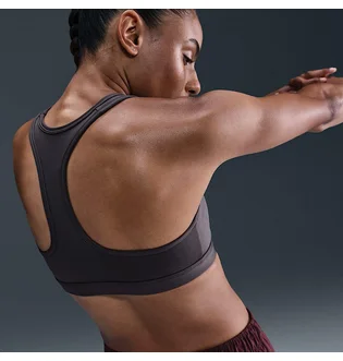 Топ женский Nike Swsh Med Bra Black DX6821-036