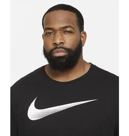 Футболка чоловіча Nike Dri-Fit Men’S Swoosh Training T-Shirt Black CZ9724-010