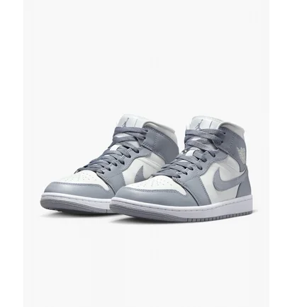 Кроссовки женские Nike Air Jordan 1 Mid Stealth Grey Bq6472-115