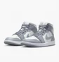Кроссовки женские Nike Air Jordan 1 Mid Stealth Grey Bq6472-115