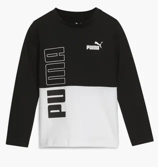 Лонгслив детский Puma Power Black/White 859772-01