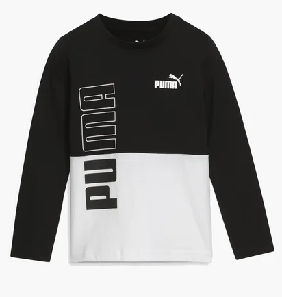 Лонгслів дитячий Puma Power Black/White 859772-01