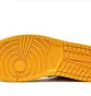 Кросівки чоловічі Air Jordan 1 Low White/Yellow 553558-701