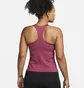 Майка женская Nike Swoosh WomenS Medium-Support Padded Sports Bra Tank Bordo DV9897-653