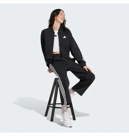 Штаны женские Adidas Future Icons 3-Stripes Open Hem Joggers Black IN9474