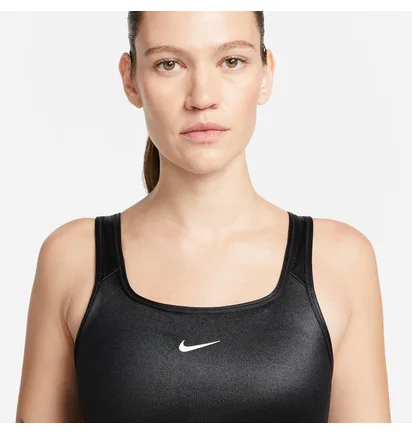 Топ женский Nike W Nk Df Swsh Shine Bra Black DD1438-010