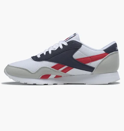 Кроссовки мужские Reebok Classic Nylon Shoes White/Grey Gw8357