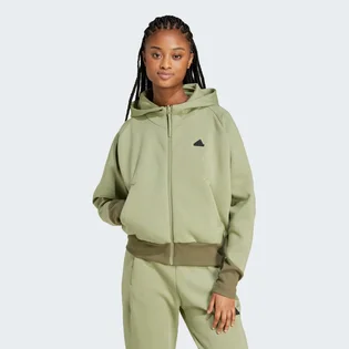 Толстовка жіноча Adidas Z.N.E. Full-Zip Olive IW7752