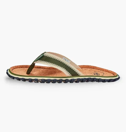 Тапочки унисекс Gumbies Corker Olive/Beige GU-FFCOR018