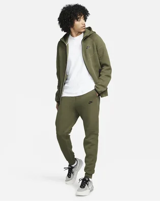 Спортивный костюм мужской Nike Tech Fleece Olive DD5284-222__DD5293-222