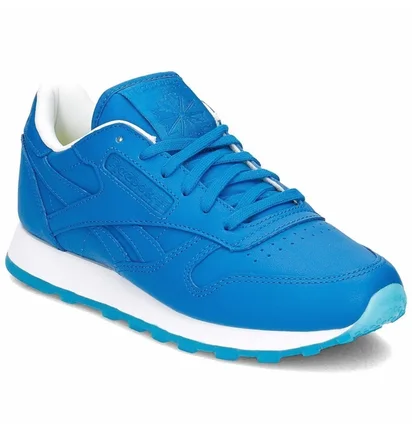 Кроссовки женские Reebok Classic Leather Face Blue BD1326