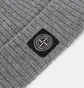 Шапка чоловіча Stone Island Logo Patch Ribbed Beanie Grey K2S15N100012S00B4-V0M6B
