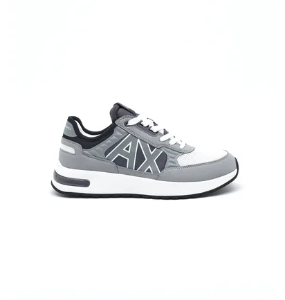 Кроссовки мужские Armani Exchange Basket Grey XUX090-XV276-K671
