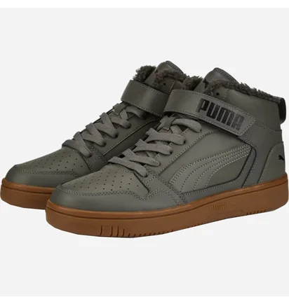 Ботинки мужские Puma Rebound Mid Strap Wtr Green 38637603