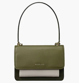 Сумка жіноча Michael Kors Claire Olive/Black 32F5GC7C1T