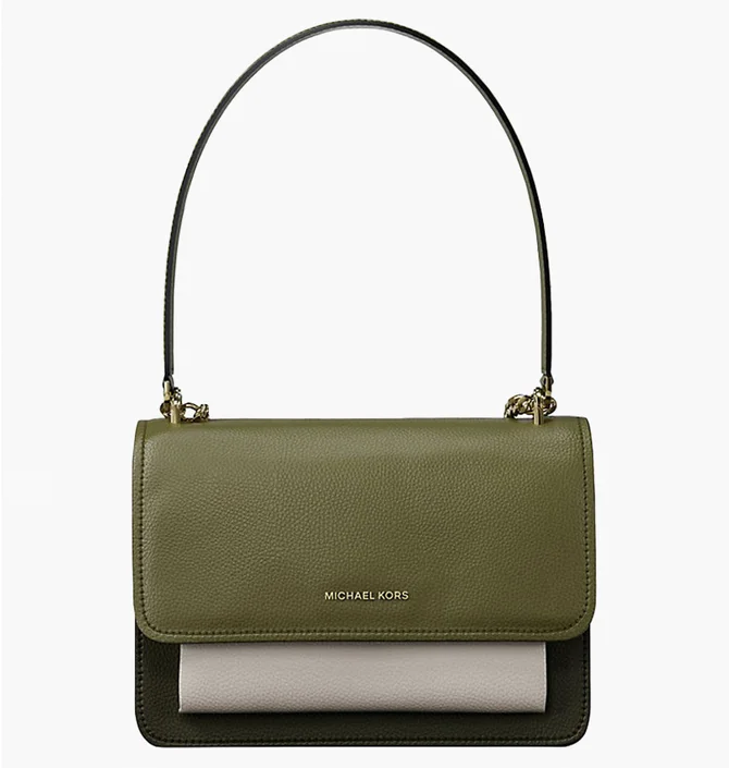 Сумка женская Michael Kors Claire Olive/Black 32F5GC7C1T
