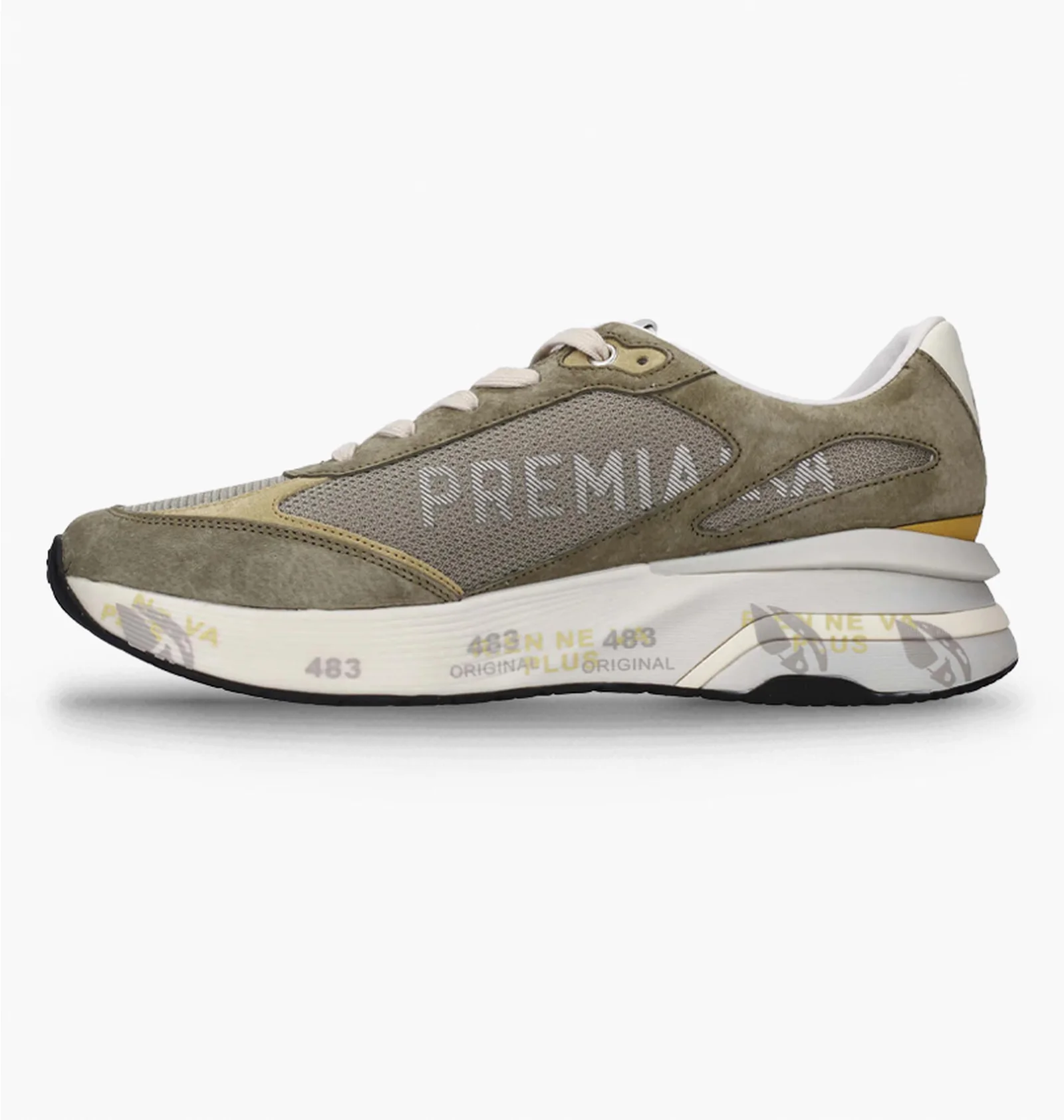 うめ ᐉ Кросівки унісекс Premiata Moerun Olive VAR.8300 - придбати в