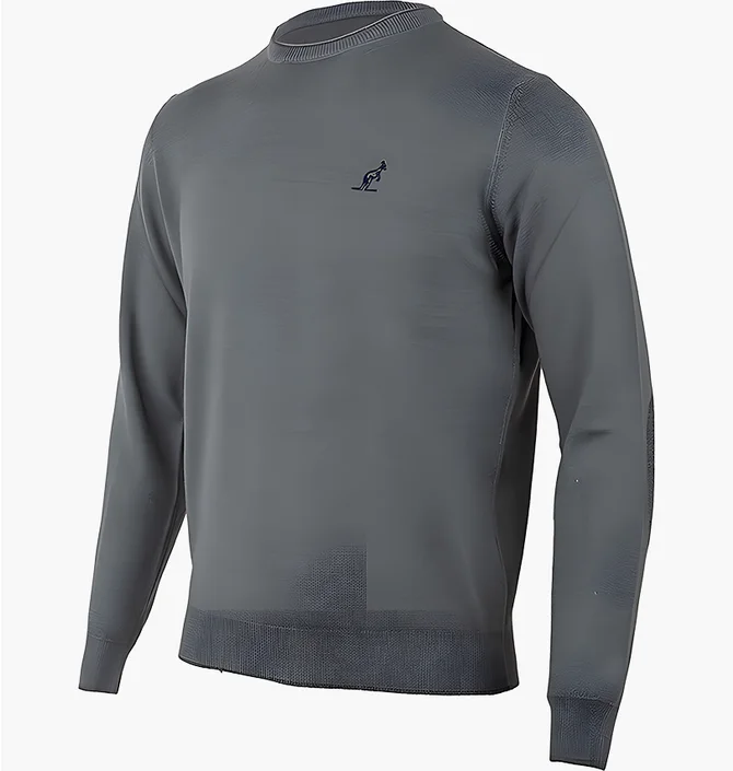 Свитшот мужской AUSTRALIAN Sweater Merinos Crewneck Grey LSUMA0010-022