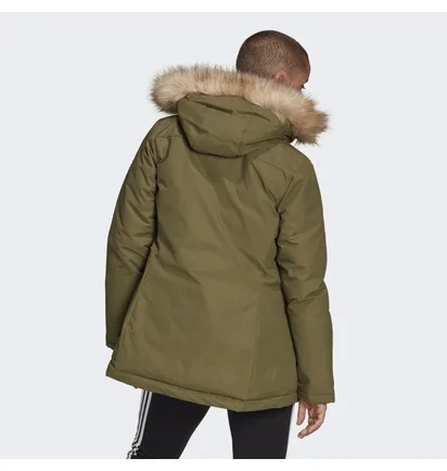 Парка женская Adidas Utilitas Hooded Parka Olive GT1692