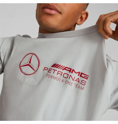 Футболка чоловіча Puma Mercedes-Amg Petronas Motorsport Logo Tee White 538482-02