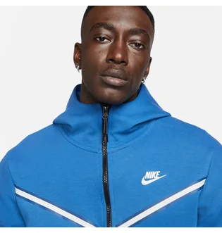 Толстовка чоловіча Nike Ech Fleece Windrunner Hoodie Full Zip Light Blue Cu4489-407