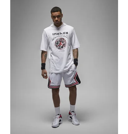 Футболка чоловіча Air Jordan Sport MenS Hooded T-Shirt White FB7427-100