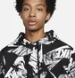 Худи мужское Nike Mens Allover Print Pullover Hoodie Black DM6881-010
