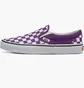 Кеды унисекс Vans Classic Slip-On Checkerboard Shoe Violet/White VN000BVZ1N8
