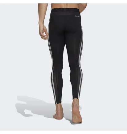 Штани чоловічі Adidas Techfit 3-Stripes Training Long Tights Black Hd3530