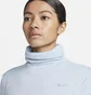 Лонгслів жіночий Nike Therma-Fit Swift Element Light Blue FB5306-440