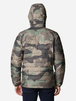 Куртка чоловіча Columbia Powder Lite™ Hooded Insulated Jacket Camo/Green 1693931-317