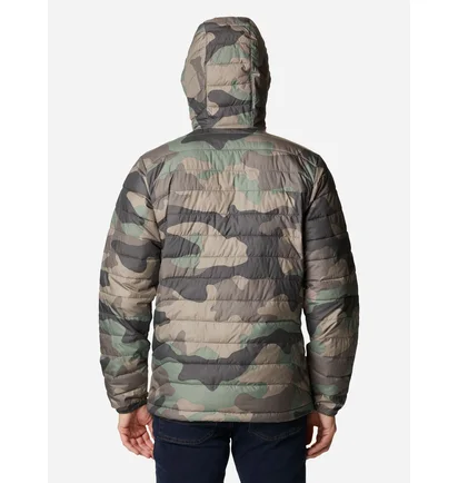 Куртка мужская Columbia Powder Lite™ Hooded Insulated Jacket Camo/Green 1693931-317