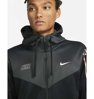 Олимпийка мужская Nike M Nsw Repeat Sw Pk Fz Hoody Black Dx2025-010