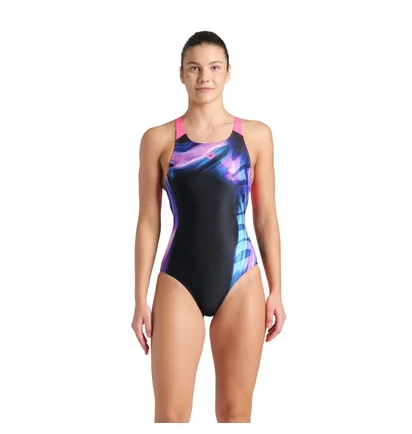 Купальник женский Arena Dreamhline Swimsuit V Back Blue 008328-500