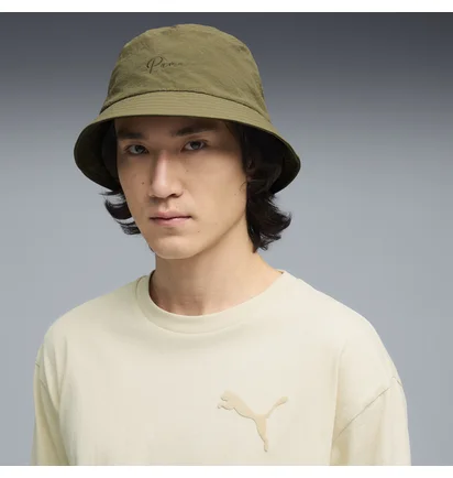 Панама унісекс Puma Premium Ess Script Olive 026849-02