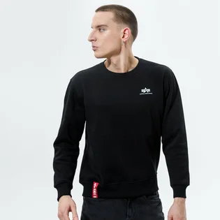 Свитшот мужской Alpha Industries Basic Sweater Small Logo Black 188307-03