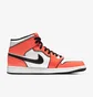 Кроссовки мужские Air Jordan 1 Mid SE White/Orange DD6834-802