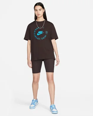 Футболка женская Nike Nsw Tee Bf Prnt Su Black FD4235-220