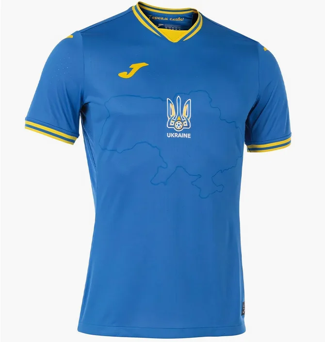 Футболка чоловіча Joma Ukraine Blue AT102404B709